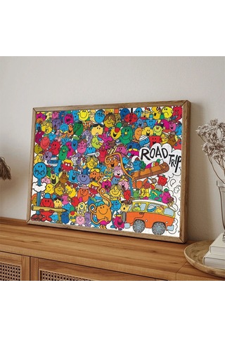 14452 Puzzle 1000 Mr Men Lisanslı 1000 Parça Yetişkin Puzzle