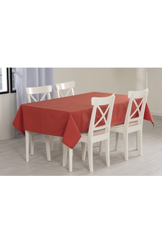 Düz Masa Örtüsü Kiremit