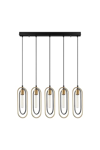 Metal Gövdeli 5'li Sarkıt Avize Modern Tasarım Mutfak Ve Salon İçin, Siyah-2061 Diğer