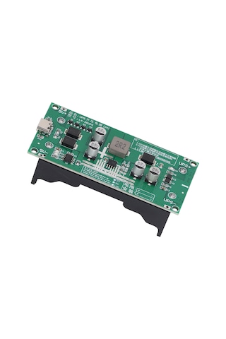 Vkemall 15w 3a Lx-2bups 18650 Li-pil Artırma Şarj Modülü, Kesintisiz Ups Besleme, Anında Güç Değişimi, 5v Giriş, Çift Led Gösterge