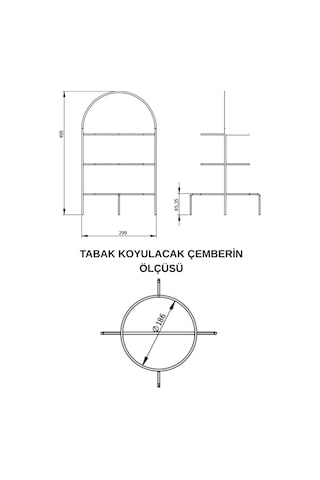 Parlak Silver 3 Katlı Pasta Kurabiye İkramlık Sunum Standı Dekoratif Servislik Gümüş