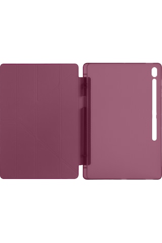 Samsung Galaxy Tab S10 Fe Plus Sm-x620 13.1 İnç Uyumlu Katlanabilir Kalemlikli Standlı Akıllı Kılıf Kapaklı Kılıf
