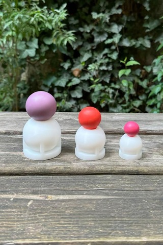 Rufus Concept Küre Üçlü Silikon Mum Kalıp Seti