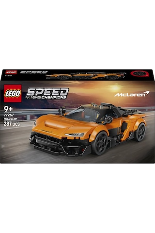 LEGO® Speed Champions McLaren W1 Gerçek Süper Araba 77257 - 9 yaş ve üzeri çocuklar için Yaratıcı Oyuncak Yapım Seti (287 Parça)