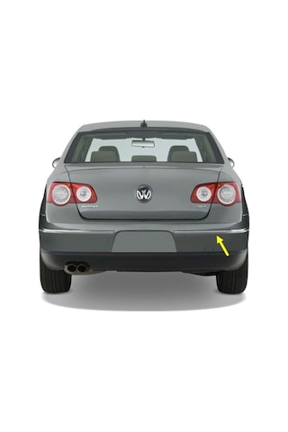 Passat B6 Kasa Sedan Sağ Arka Tampon Köşe Çıtası Krom 2006-2011