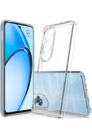 Oppo A60 İle Uyumlu Kılıf Soft Yumuşak Telefon Kılıfı Ve Temperli Cam Ekran Koruyucu