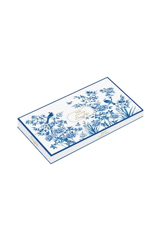 Easy Life Paradise Garden Porselen Dikdörtgen Tabak 20cm X 13cm Mavi
