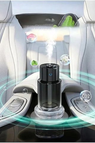 Şarjlı Otomatik Araç Ve Ofis İçi Buharlı Nemlendirici Koku Difüzörü Yıldız Efektli Atomizasyonlu 2 Adet