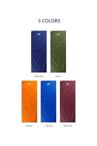 Naturehike Lw180 Mini Uyku Tulumu Blue - Left - M Çok Renkli
