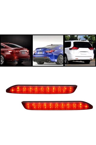 Toyota Camry İçin Led Arka Tampon Fren Lambası Arka Sis Stop Lambası