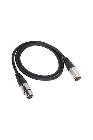 20 Metre Xlr Mikrofon Kablosu Siyah Erkek Dişi Ses Kablosu