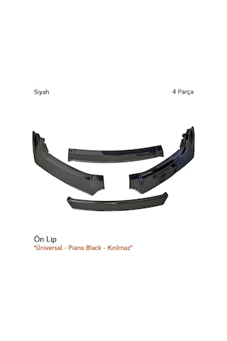 Nyf Lip Tampon Altı Üniversal 4 Parça Siyah