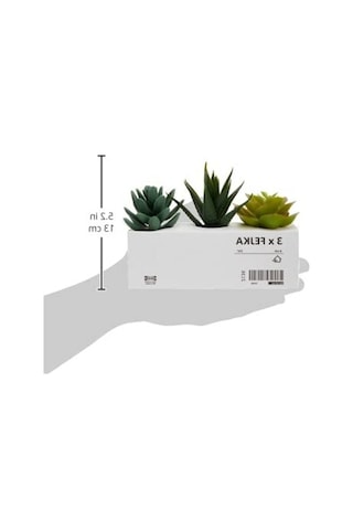 Ikea Saksılı Yapay Saksı Bitkisi, İç Ve Dış Mekan İçin, 203.953.31, Sulu 41bordocipsobeyaz
