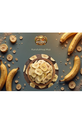 Kadirlihazarbey Kurutulmuş Muz 100 Gr 100 G