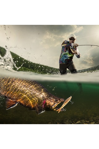 Tenfowee Plastik Dayanıklı Somon Yemi 13.7cm 27g Uzak Atışlı, Keskin İğneli, Canlı Renkli 5 Seçenek Jm034-5