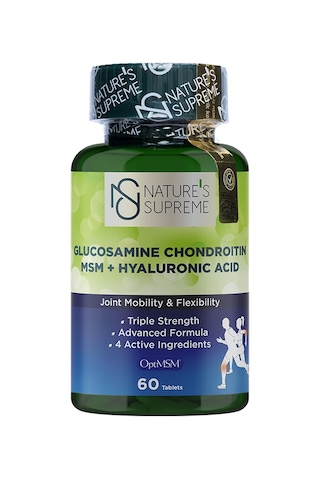 Natures Supreme Glucosamine Chondroitin Msm Hyaluronic Acid 60