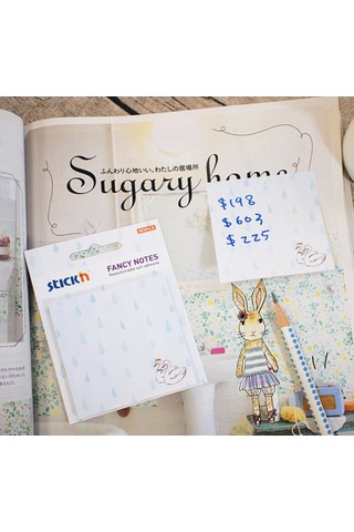 Stick'n 21736 Fancy 6s Yapışkanlı Not Kağıdı 76x76 30 Yaprak
