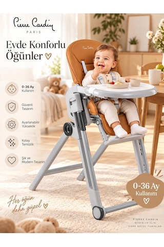 Pc Gusto Pıerre Cardın Mama Sandalyesi/taba
