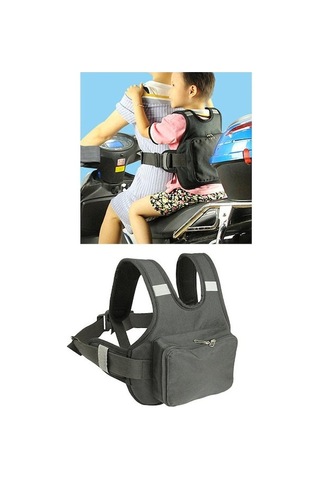 Suofeng Çocuk Elektrikli Motosiklet Emniyet Kemerleri - Dürtme Koruyucu Koltuk Bağlantı Kayışları