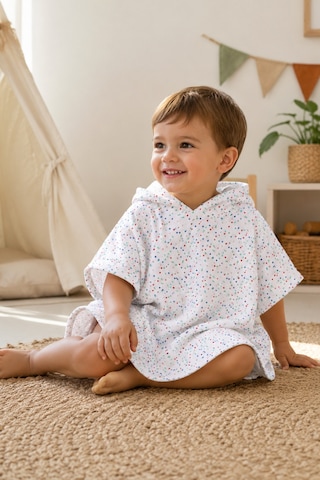 Müslin Çocuk Panço Unisex Model - Bebek & Çocuk Plaj Ve Banyo Panço Beyaz - 886578891 5-8 Yaş