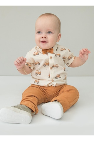 Organik Track 2'li Takım Natural Krem