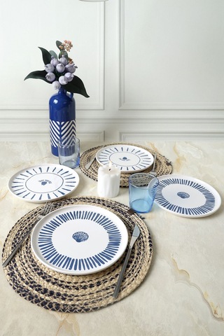 Keramika Ocean Muse Nordıc Pasta Tabağı 22 Cm 4 Adet 22953-54 Çok Renkli