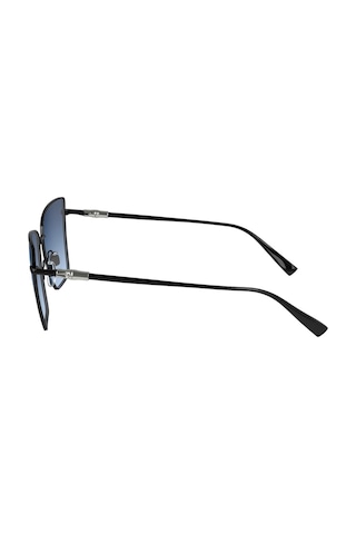 Longchamp Lo172s 001 58 Kadın Siyah Metal Güneş Gözlüğü