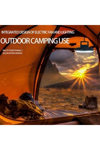 Fanlı Kamp Feneri Kamp Feneri L4to4f Beyaz