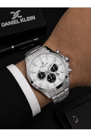 Daniel Klein Premium Çelik Kordon 2 Yıl Garantili 3 Atm Suya Dayanıklı Erkek Kol Saati Edk.r11095.1 Gümüş