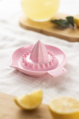 Akrilik Koyu Pembe Limon Sıkacağı Pratik Limon Sıkacağı Çok Renkli