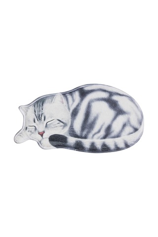 Suntek Magideal Uyuyan Kedi Kaymaz Dekoratif Paspas