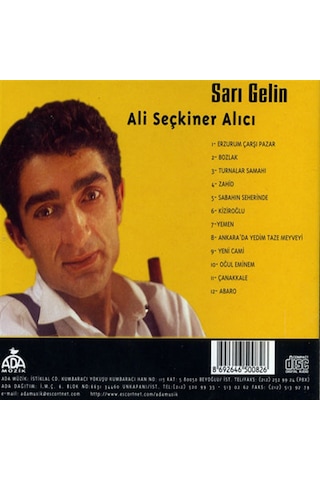 Ali Seçkiner Alıcı - Sarı Gelin (Cd)