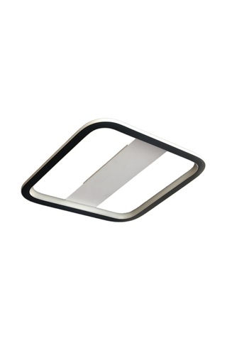 Tavan Tipi Led Avize Plafonia Transparent 60x60 Cm Siyah - Sarı