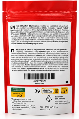 Horbaach Coq10 Koenzim Q10 200 Mg 120 Tablet