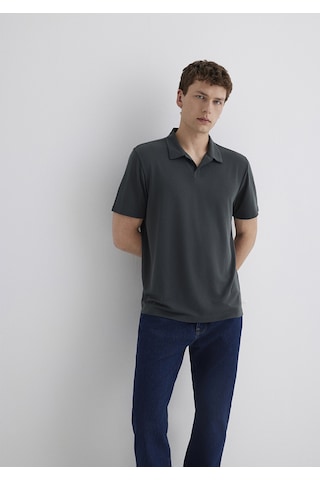 Mavi - Yeşil Polo Tişört 0613008-85370 Yeşil