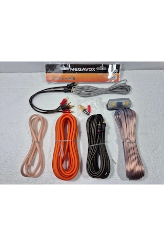 Amfi Kablo Seti 8 Ga - Y Kablo Hediyeli - Kaliteli Anfi Kablosu Takımı - Tam Set