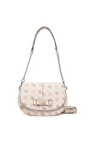 Guess Carrie Logo Kadın Çapraz Çanta Hwgp9898200 Bej