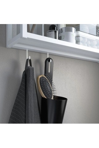 Ikea Enhet Banyo Askısı 2 Kancalı 2'li 6 X 24 Mm Beyaz