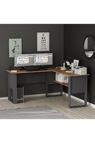 Randi Çalışma Masası Antrasit / Kemençe Antrasit - Kemençe