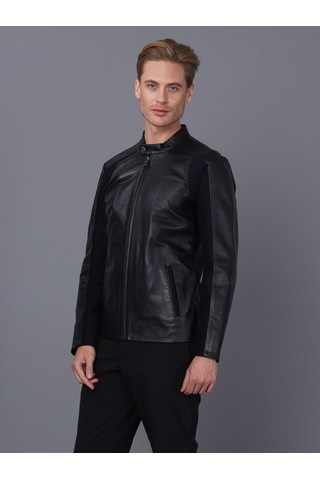 Basics&more Erkek Deri Ceket E2020 001