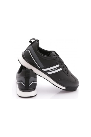 M.P Mp 251-2838 Erkek Jogging Spor Ayakkabı SİYAH-BEYAZ