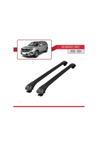 Kia Mohave Hm2 2020 Ve Sonrası İle Uyumlu Ace-1 Ara Atkı Tavan Barı Siyah