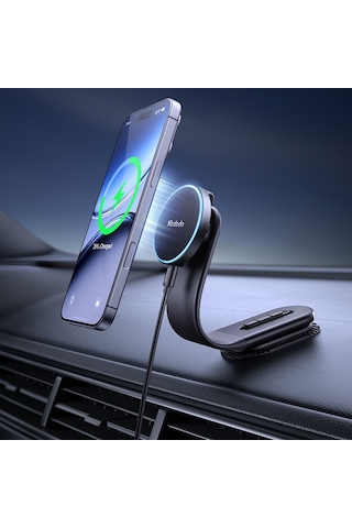 Mcdodo Ch-6290 Magigo Pro Manyetik Araç İçi Kablosuz Şarj Ve Telefon T