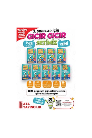 3. Sınıf Gıcır Gıcır 9'lu Set 3. Sınıf Gıcır Gıcır 9'lu Set
