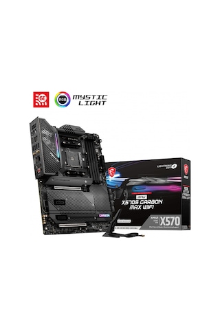 MSI MPG X570S Carbon Max WIFI AMD X570 5300 MHz (OC) Soket AM4 ATX Anakart