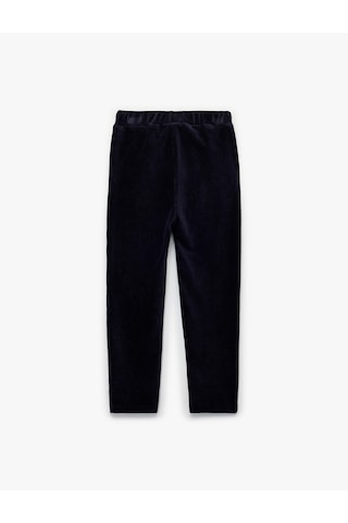 Koton Beli Bağlamalı Cep Detaylı Basic Kadife Pantolon Lacivert 6wmb40030tk Lacivert