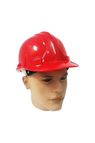Essafe Baret Kırmızı Enseden Ayarlı Baret - Ce Belgeli - En 397 - Ge 1538