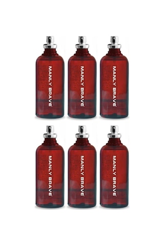 Manly Brave Erkek Parfüm EDC 6 x 125 ML