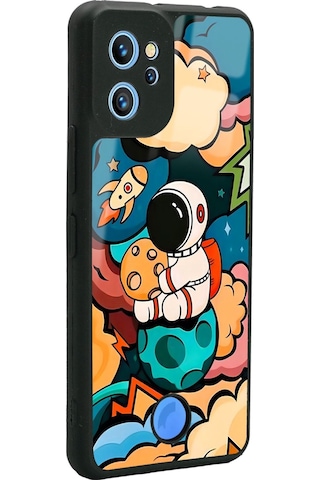 Reeder S19 Max Pro Baby Astronaut Tasarımlı Glossy Telefon Kılıfı Çok Renkli