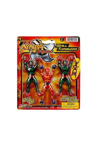 Duvara Yapışan Taklacı Ninja İle Ninja Kapışma Yarışı Başlasın